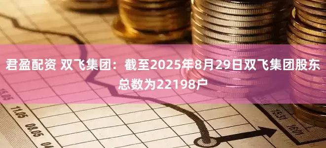 君盈配资 双飞集团：截至2025年8月29日双飞集团股东总数为22198户
